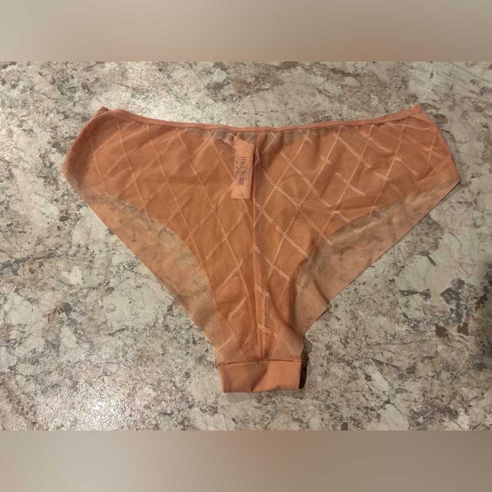 Victoria’s Secret Cheeky Panty NWT Large Lace Back